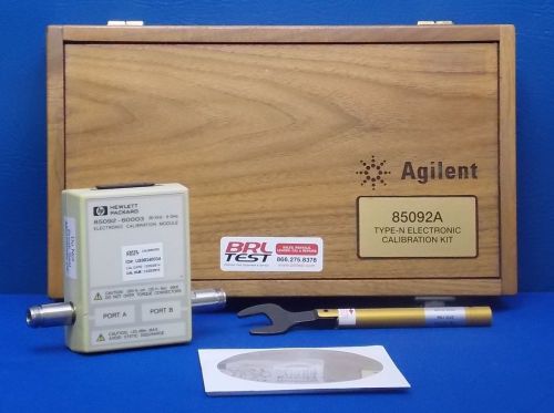 Agilent / hp 85092a w/ opt: 00f, rf electronic calibration (ecal) module, type-n for sale