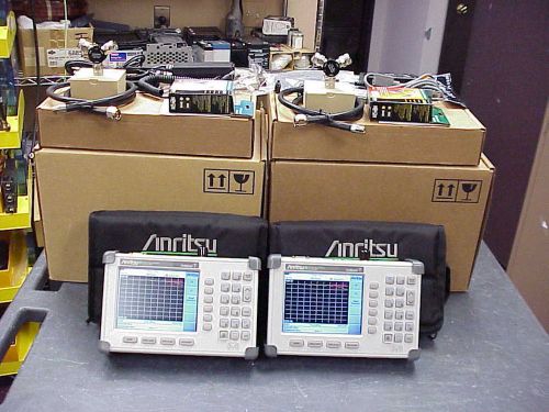 ANRITSU S331D SITEMASTER 4GHZ WITH OPTION-3 COLOR DISPLAY-LOT SALE 2 UNITS
