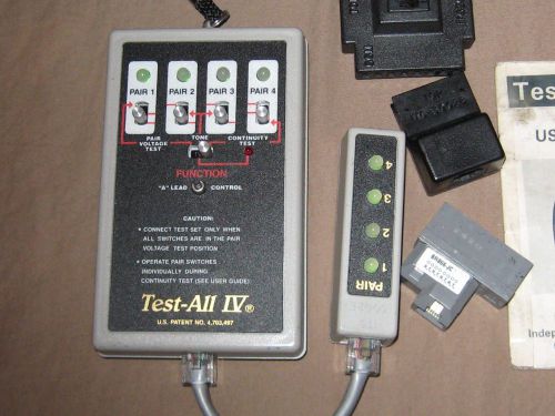 Test-all iv cable tester  used for sale