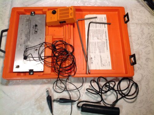 Metro Tel Cable Hound.  Cable/pipe Locator &amp; Depth Indicator Model 71-62040 Used