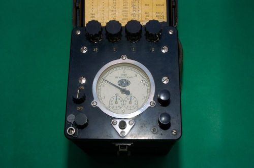 Sangamo watthour meter tester standard, antique steampunk electric distribution for sale