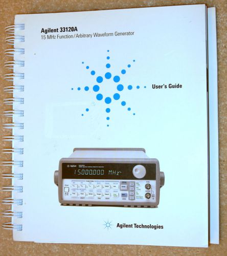 Agilent 33120A Function Generator User&#039;s Guide, Original