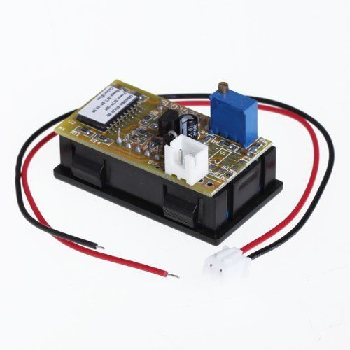 3 digit blue LED two wire table 7-20 v dc voltmeter panel GIFT