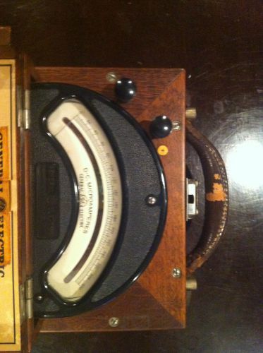 Vintage Microammeter General Electric Direct Current DC