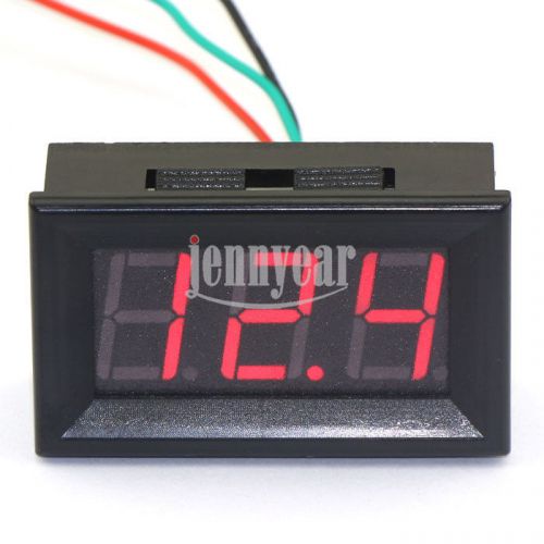0.56&#034; Digital Voltmeter Panel 0-100V Red LED Car Auto Panel Meter Power Monitor