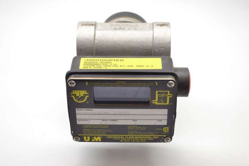 Ufm mn-asb15gm-8-300v.9-a1wr-c 15a amp 480v-ac 3/4 in 0-15gpm flow meter b398232 for sale