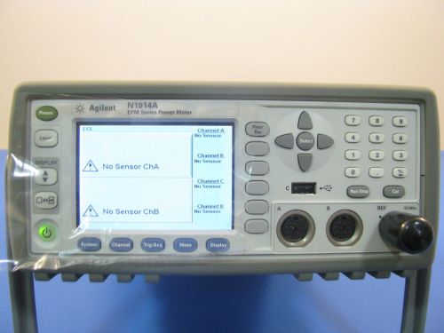 Agilent n1914a epm series dual-channel power meter, option 112 - 90 day warranty for sale