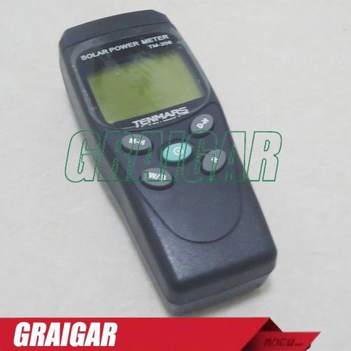 Solar power meter tm-206 with 3 1/2 digits lcd display for sale