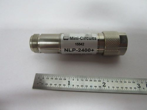 Mini circuits rf low pass filter nlp-2400 ghz low noise bin#b2-c-67 for sale
