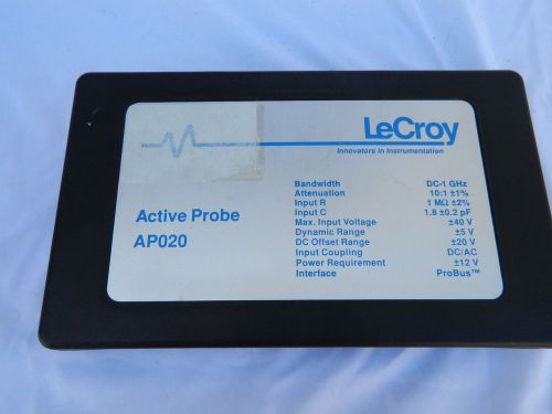 LeCroy AP020 DC-1Ghz 10:1 Active FET Probe