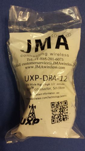 JMA UXP-DRA-12 Din Male Right Angle, 1/2&#034; Annular 50 Ohm connector- NEW!