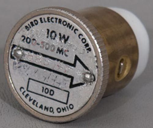 Bird 10d 10w 200-500 mhz wattmeter slug/element for 43+ for sale