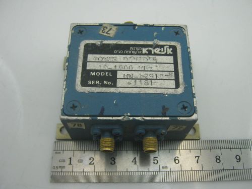 ELISRA 2-WAY Power Divider 10-1000 MHz  MW-12910 S  TESTED