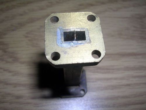 UNMARKED  Waveguide  WR28   STRIGHT SECTION W/  DIVIDER USED