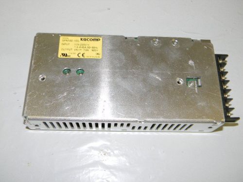 KGCOMP SPN100-15S +15V 7.0 Amp Power Supply, 115-230V AC Input Used