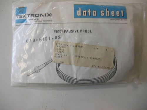 Tektronix P6101 Oscilloscope test probe, Original unopened bag with instructions