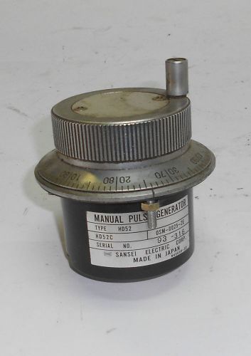 Sansei 12 v hd52 manual pulse generator, # hd52, used, warranty for sale