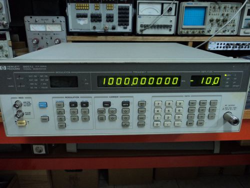 Hp8657j 10khz -1ghz signal generator used working full tested for sale