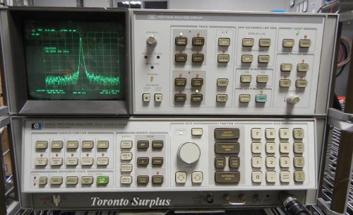 Agilent hp 8566b / 85662a spectrum analyzer rf section &amp; good display section for sale
