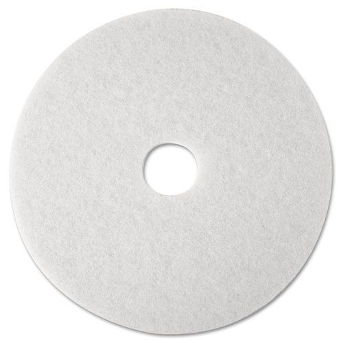 3m mmm08476 super polish floor pad 4100 12&#034; white 5 count for sale