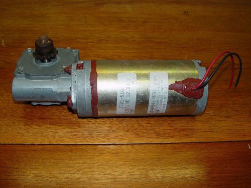 Castex Falcon 1500 Carpet Extractor Motor Only 3521-510 120V DC 12.33:1 9510