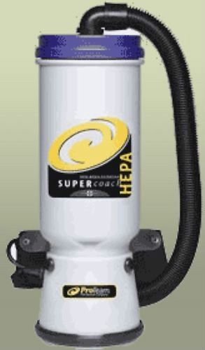 Super coach hepa back pack vacuum by pro team for sale