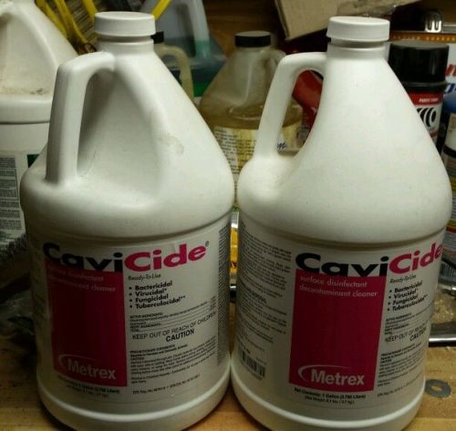 Cavicide Surface Disinfectant Decontaminant Cleaner Metrex 2 gallons