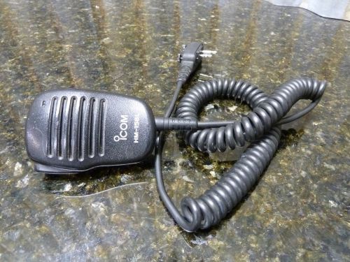 Genuine icom hm-158l weather resistant remote speaker microphone free shipping for sale