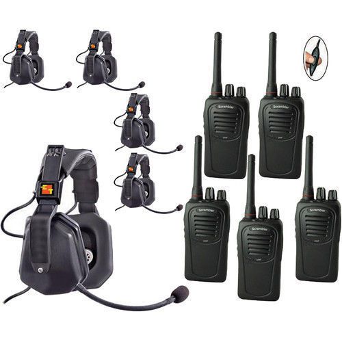 Sc-1000 radio eartec 5-user two-way radio w/ ultra double inline ptt udsc5000il for sale