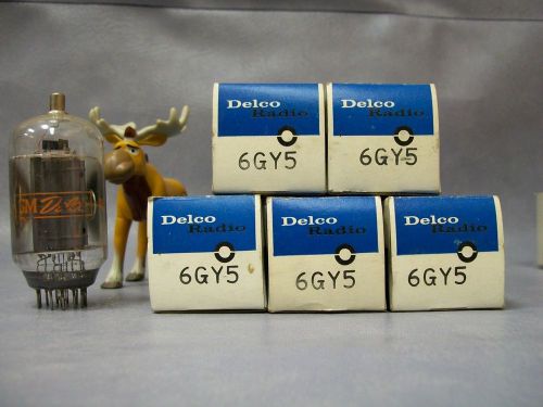 GM Delco 6GY5 Vacuum Tubes  Lot of 5