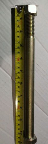 Dib 8 gread 11&#034; x 5/8&#034;hex bolts yellow  zinc with nut. for sale
