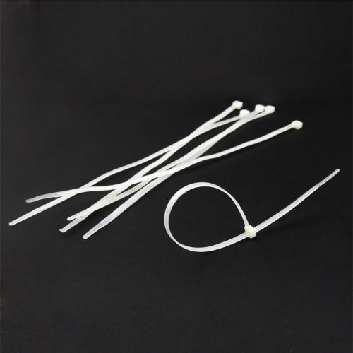250PCS Lots Cable Size 8x300MM Nylon Wire Zip Ties Self Locking Cable White