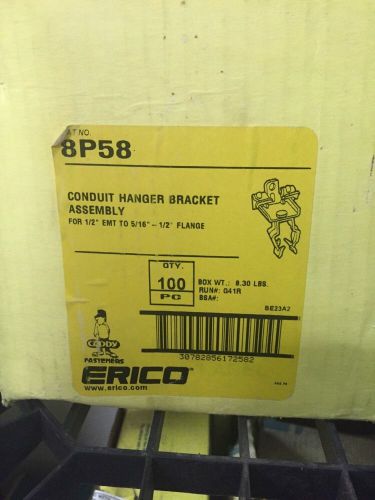 Combination conduit hanger clamp (box of 100) erico 8p58 caddy armour for sale