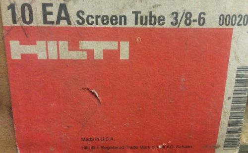 Hilti screen tube 3/8-6 (10pcs)