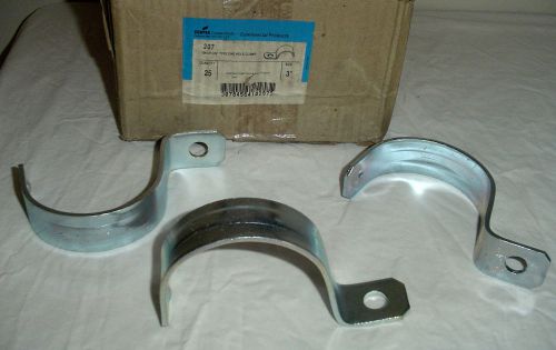 New~qty (25) cooper  &#034;snap-on&#034; type~~3 inch one hole clamps for emt conduit #207 for sale