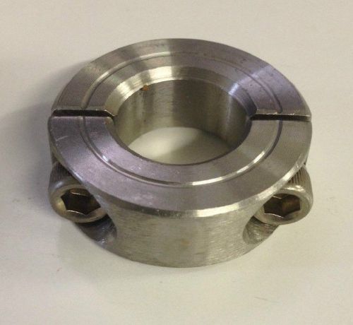 (qty 2 collars) 3/4&#034; double split (2 piece) stainless steel, s/s, shaft collar for sale