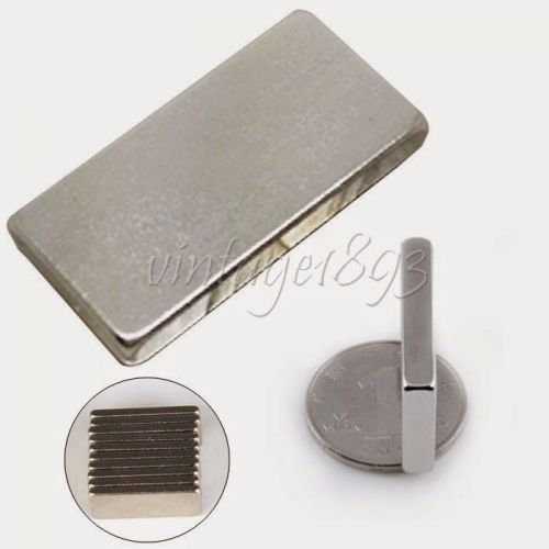 20pcs n35 block 20*10*2mm rare earth neodymium permanent super strong magnets for sale