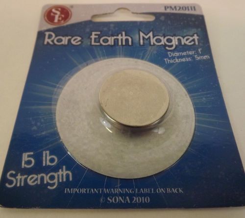Super Strong 1&#034; x 5MM Neodymium (15Lbs) Rare Earth Magnet Brand New
