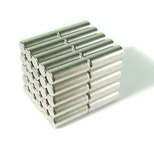 50pcs 3/8&#034; x 1 1/8&#034; Cylinder 10x29mm Neodymium Magnets Craft Permanent N35