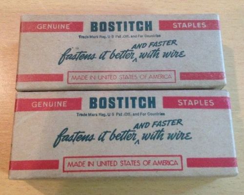 NEW STANLEY BOSTITCH SB 191/4 SP STAPLES - 2 BOXES APPROX 10000