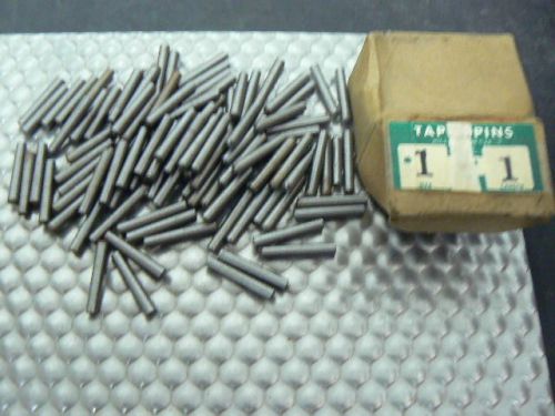100 New Taper Pins, Size #1, 1&#034; Length, Milled Bar Steel