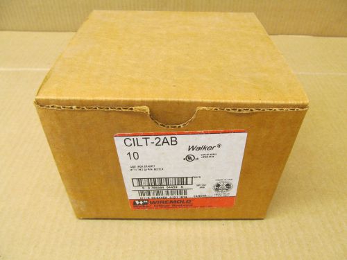 10 nib wiremold cilt-2ab cilt2ab cast iron bracket with two 2a mini bezels for sale