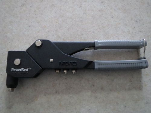 PowerFast Pop Rivet Gun with rotating head. Quality made tool, New, SALE