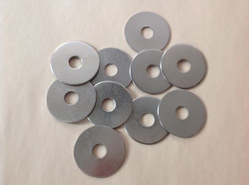 3/8 x 1.5&#034; - Stainless Steel (18-8) Fender Washers Over Sized - Qty 10
