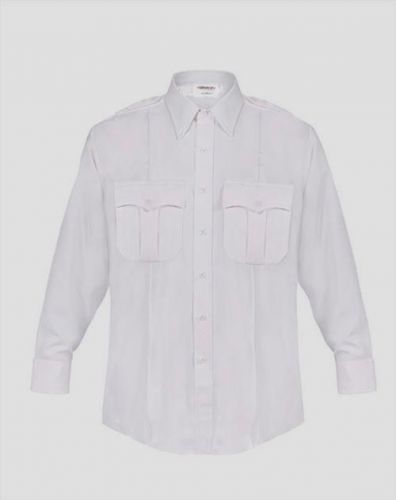 White, long sleeve, Elbeco Uniform Shirt, 16 1/2 neck x 32&#034; sleeve, brand new.