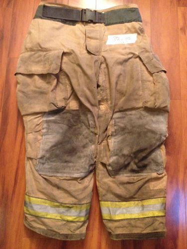 Firefighter PBI Gold Bunker/Turn Out Gear Globe G Extreme USED 38Wx30L 2004&#039;