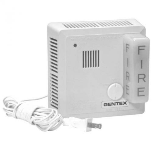 Gentex hearing impaired smoke alarm plug-in 710-ls/w gentex 710-ls/w for sale