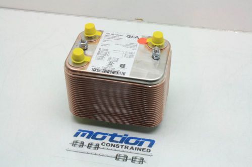 New gea wtt type: wp 3-tio-20/20 100091697 brazed plate heat exchanger for sale