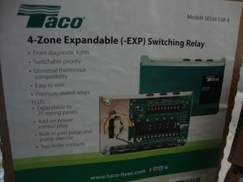 Taco sr504-exp-1 four zone switching relay expandable for sale