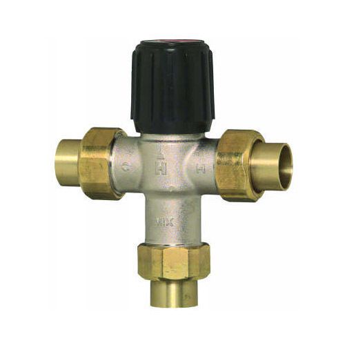 Honeywell-sparco 1&#034; am102r-ut-1 npt union mixing valve (70-180 f, 3.9 cv) for sale